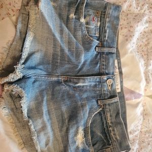 Hollister jean shorts